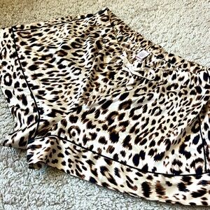 Cutesy cheetah print victoria secret pj shorts!  flattering and feels AMAZING